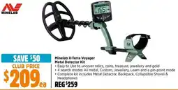 Anaconda Minelab X-Terra Voyager Metal Detector Kit offer