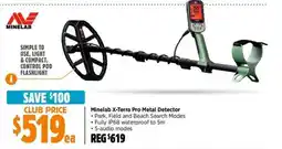 Anaconda Minelab X-Terra Pro Metal Detector offer