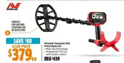 Anaconda Minelab Vanquish 340 Metal Detector offer