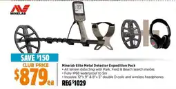 Anaconda Minelab Elite Metal Detector Expedition Pack offer