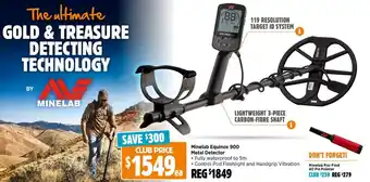 Anaconda Minelab Equinox 900 Metal Detector offer