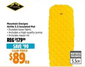 Anaconda Mountain Designs Airlite 5.5 Insulated Mat offer