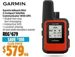 Anaconda Garmin inReach Mini 2 Compact Satellite Communicator With GPS offer