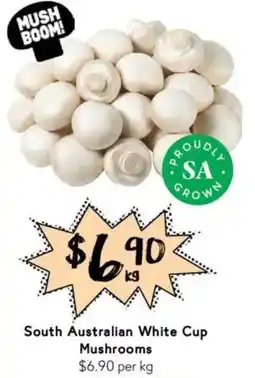 Drakes South Australian White Cup Mushrooms offer