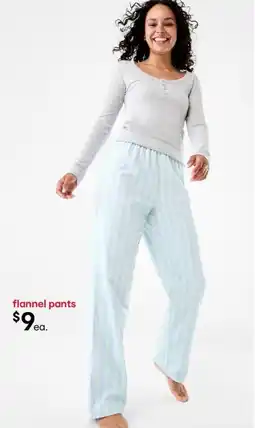 Kmart Flannel Pants offer