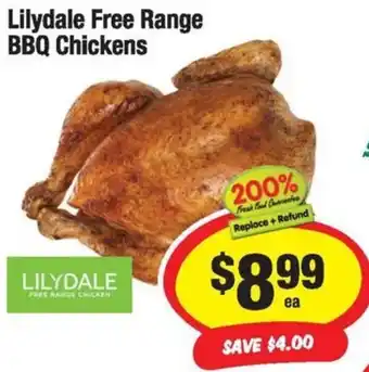 CORNETTS Lilydale Free Range BBQ Chickens offer