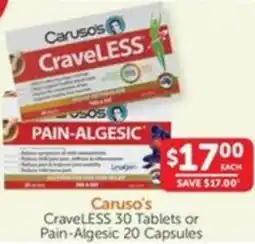 WHOLELIFE catalogue Caruso's CraveLESS or Pain-Algesic offer