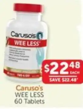 WHOLELIFE catalogue Caruso's WEE LESS offer