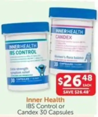 WHOLELIFE catalogue Inner Health IBS Control or Candex offer