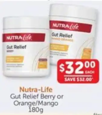 WHOLELIFE catalogue Nutra-Life Gut Relief Berry or Orange/Mango offer