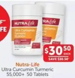 WHOLELIFE catalogue Nutra-Life Ultra Curcumin Turmeric 55,000+ offer