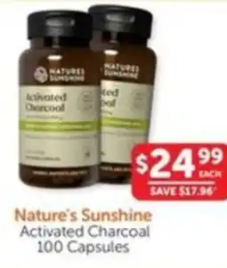 WHOLELIFE catalogue Nature's Sunshine Activated Charcoal offer