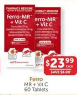 WHOLELIFE catalogue Ferro MR + Vit C offer