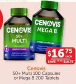 WHOLELIFE catalogue Cenovis 50+ Multi or Mega B offer