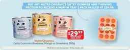 WHOLELIFE catalogue Nutra Organics Gutsy Gummies Blueberry, Mango or Strawberry offer