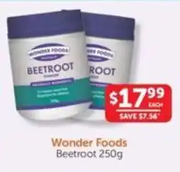 WHOLELIFE catalogue Wonder Foods Beetroot offer