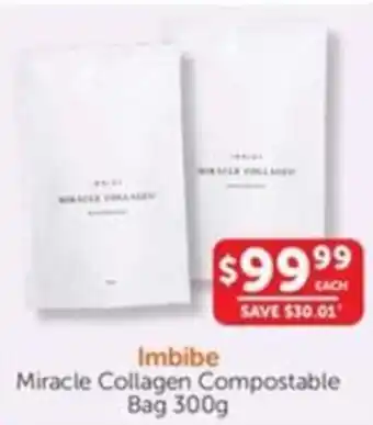 WHOLELIFE catalogue Imbibe Miracle Collagen Compostable Bag offer