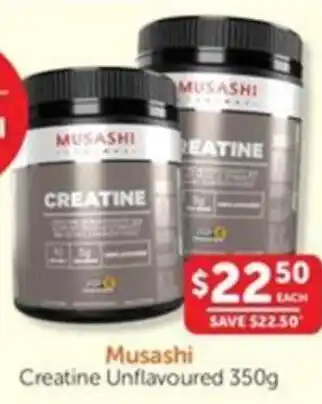 WHOLELIFE catalogue Musashi Creatine Unflavoured offer