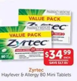 WHOLELIFE catalogue Zyrtec Hayfever & Allergy offer