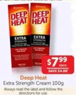 WHOLELIFE catalogue Deep Heat Extra Strength Cream offer