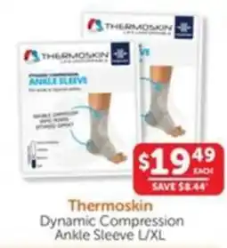 WHOLELIFE catalogue Thermoskin Dynamic Compression Ankle Sleeve L/XL offer