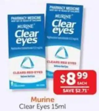 WHOLELIFE catalogue Murine Clear Eyes offer