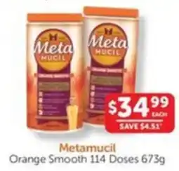 WHOLELIFE catalogue Metamucil Orange Smooth 114 Doses offer