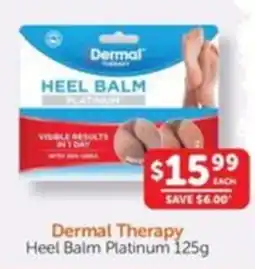 WHOLELIFE catalogue Dermal Therapy Heel Balm Platinum offer