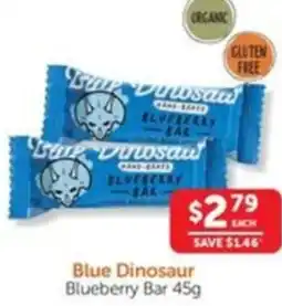 WHOLELIFE catalogue Blue Dinosaur Blueberry Bar offer