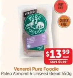 WHOLELIFE catalogue Venerdi Pure Foodie Paleo Almond & Linseed Bread offer