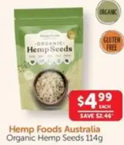 WHOLELIFE catalogue Hemp Foods Australia Organic Hemp Seeds offer