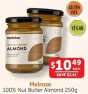 WHOLELIFE catalogue Melrose 100% Nut Butter Almond offer