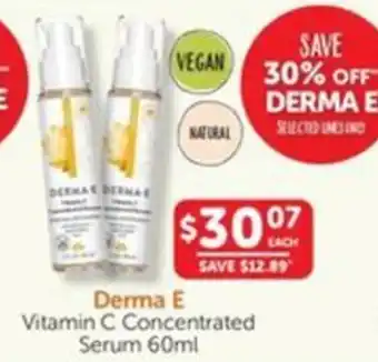 WHOLELIFE catalogue Vitamin C Concentrated Serum offer