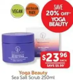 WHOLELIFE catalogue Yoga Beauty Sea Salt Scrub offer