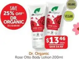 WHOLELIFE catalogue Dr. Organic Rose Otto Body Lotion offer