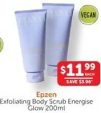 WHOLELIFE catalogue Epzen Exfoliating Body Scrub Energise Glow offer