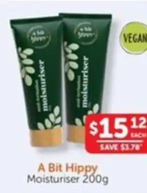 WHOLELIFE catalogue A Bit Hippy Moisturiser offer