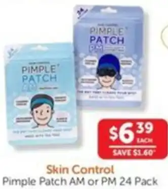 WHOLELIFE catalogue Skin Control Pimple Patch AM or PM offer