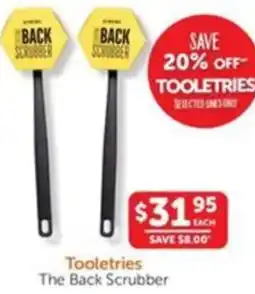 WHOLELIFE catalogue Tooletries The Back Scrubber offer