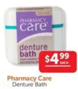 WHOLELIFE catalogue Pharmacy Care Denture Bath offer