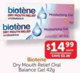 WHOLELIFE catalogue Biotene Dry Mouth Relief Oral Balance Gel offer