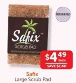 WHOLELIFE catalogue Safix Large Scrub Pad offer