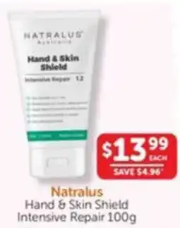 WHOLELIFE catalogue Natralus Hand & Skin Shield Intensive Repair offer