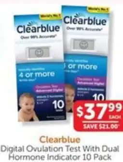 WHOLELIFE catalogue Clearblue Digital Ovulation Test With Dual Hormone Indicator offer