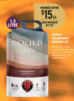 Dan Murphy's Rewild chardonnay bagnum offer