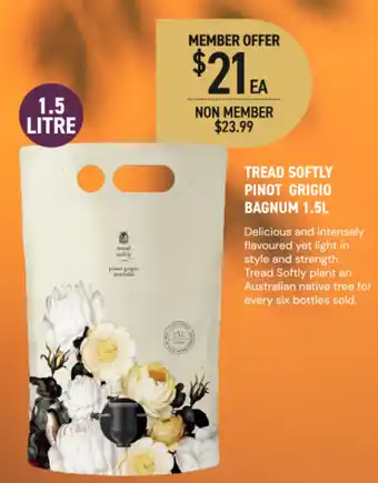 Dan Murphy's Tread softly pinot grigio offer