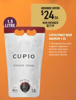 Dan Murphy's Cupio pinot noir bagnum offer