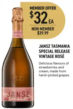 Dan Murphy's Jansz tasmania special release vintage rosé offer