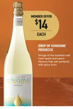 Dan Murphy's Drop of sunshine prosecco offer