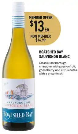 Dan Murphy's Boatshed bay sauvignon blanc offer